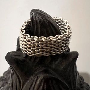 Tiffany & Co Somerset Mesh Wide Band